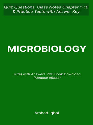 cover image of Microbiology MCQ (PDF) Questions and Answers | Medical Microbiology MCQs e-Book Download
